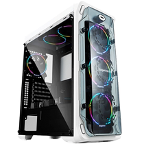 Xin Valley LUX Laks Computer Case Desktop Full Side Overdraft Big Case ATX Dazzling Split Back Line Case