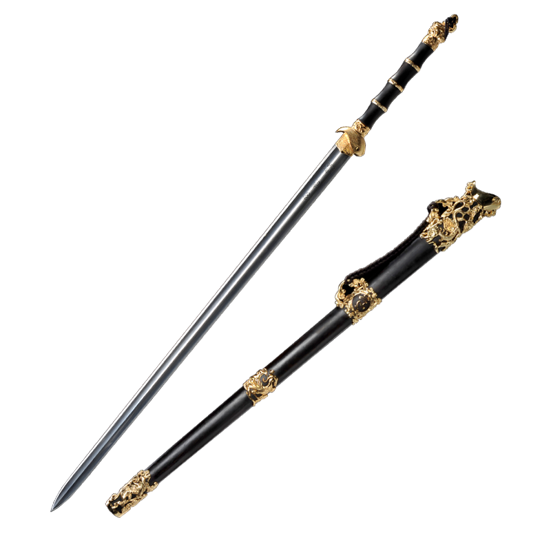 玄武剑 沈州作品 花纹钢剑 龙泉沈广隆宝剑 全手工传统剑 未开刃