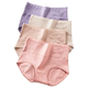 高腰内裤女纯棉裆收腹裤女提臀束腰性感三角短裤头大码透气