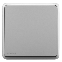 Siemens switch panel Lingyun one-open dual-control double-connected household single-open single-connected 2 3 4 one light switch