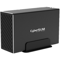 CyberSLIM S82U3 external 3 5-inch 2-disk two-dual disk hard drive box raid disk array box cabinet mobile USB3 0 aluminum alloy shell SATA3