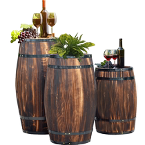 Wine barrel decoration oak barrel beer barrel solid wood red wine barrel bar winery exhibition wedding decoration props