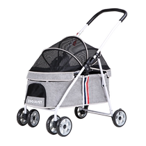 dodopet pet stroller lightweight foldable dog stroller small dog outing stroller cat stroller