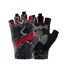 Li-Ning fitness gloves thin and thin training gloves half-finger cycling yoga sports non-slip and wear-resistant protective gear thin and breathable