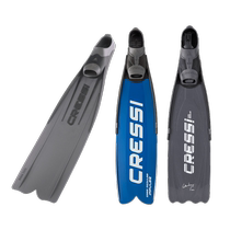 cressi free diving fins freestyle training professional diving equipment fish hunting long fins