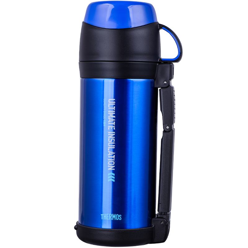 膳魔师真空304不锈钢保温壶大容量1升户外运动壶FFW-1000配背带