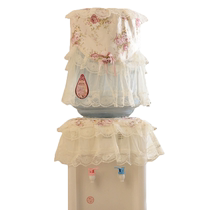 Water dispenser cover dust cover lace water dispenser cover two-piece set water dispenser bucket cover cloth household bucket cover simple
