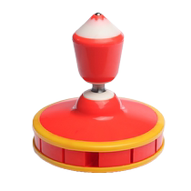 Wufu Wufu single-head diabolo 12-ring 135 three 7-bearing air bag with rubber ring for children adults elderly beginners