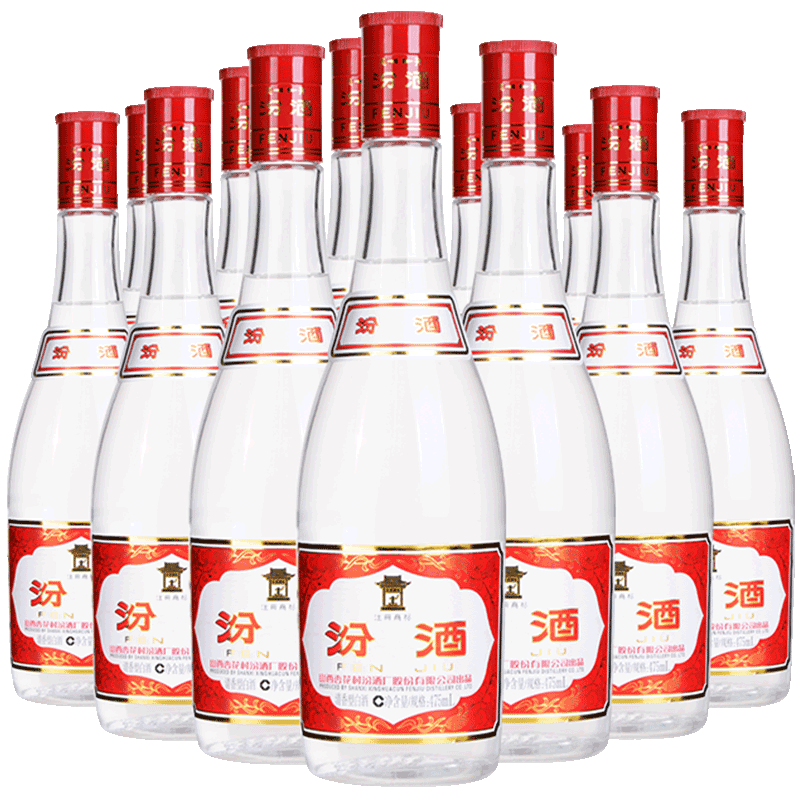 Fenjiu shanxi 12-bottle full box domestic liquor