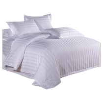 Customized quilt cover single piece pure white bed sheet B&B wholesale spring and autumn quilt cover hotel hotel special linen disposable