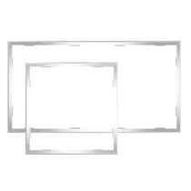 Oup Lighting Bath Bully Conversion Box Integrated Ceiling Light Conversion Frame Led Transfer Frame Aluminum Alloy Rim Accessories