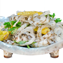 Awe fish Small Pepper Fish Peel Fish Jelly Fish Leather Roll Series Catering Hotel Semifinished Cold Dish Snack Wholesale