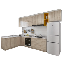 Haolaike modern Chinese cabinets custom home kitchen cabinets overall quartz stone kitchen countertops custom gold