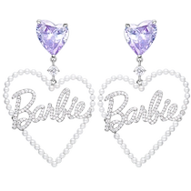 HEFANG Barbie Fantasy Barbie Earrings Earrings Earrings Earrings High-end Birthday Gifts ds