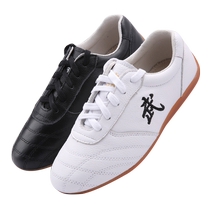 Samurai Dragon Martial Arts Shoes Mens Genuine Leather Tendon Bottom Summer Tai Chi Practice Shoes Womens Martial Arts Competition Training Shoes