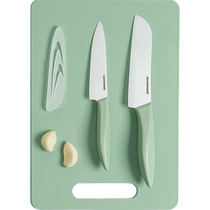 Kechao Baby Food Complementary Knife Ceramic Food Complementary Scissors Portable Meat-cutting Baby Food Complementary Food Machine Tool Set