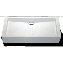 Leboden rectangular acrylic shower room bottom basin base chassis bathroom toilet shower curtain anti-partition water strip
