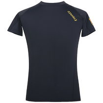 Danbaoluo flagship store dance clothing ballroom dance clothing mens modern dance tops mens ice silk short-sleeved waltz practice clothes