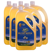 (High-end edible oil) Runxin organic camellia oil 3 79L*6 bottles of physically pressed cold pressed tea seed oil