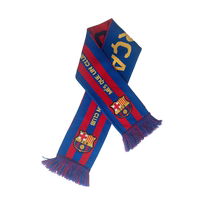 Barcelona club merchandise-Barcelonas surrounding fan scarves to cheer on soccer gifts