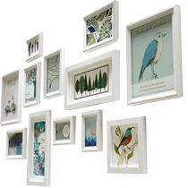 Oufeng solid wood photo frame wall creative photo wall simple modern living room wall hanging photo frame combination living room photo wall