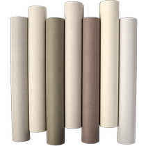 Plain milk tea color coffee cream style solid color wallpaper non-woven living room bedroom wallpaper non-self-adhesive 2024 new style