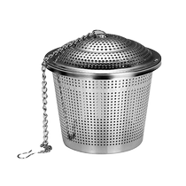 Thé de thé Filtre à thé 304 Thé en acier inoxydable Filtre à thé Sac à thé assaisonné Saucepan Thé de thé Filtrer Thé Jeu de thé