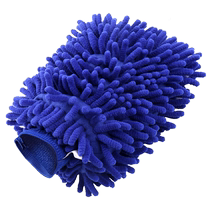 Car valet multifunctional chenille single-sided and double-sided car wash plush gloves that do not damage the paint wipe and clean the car with special tools