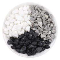 Dry landscape stones black Japanese garden garden landscaping gray melon seeds gravel particles small stones stones