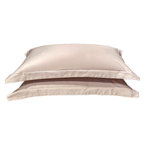 Solid color long-staple cotton pillowcases one pair high-end pure cotton 100 single products 48*74 single internet celebrity available for all seasons