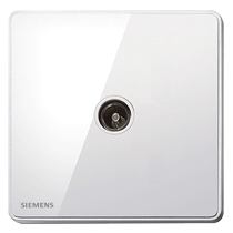 Siemens switch socket Ruizhi TV socket type 86 tv cable closed-circuit TV antenna connector panel