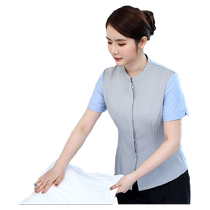 Work clothes cleaning staff property guest room short-sleeved tops hotel housekeeping service restaurant cleaning aunt summer suit