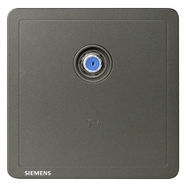 Siemens switch socket Zhidian wide-band TV socket type 86 tv cable closed-circuit TV terminal panel
