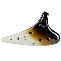 TNG Ocarina 12-hole AC key for beginners comes with teaching materials for professional performance of double-color twelve-hole ocarina in alto C key