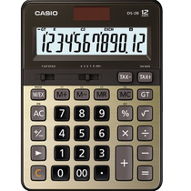 Новый CASIO CASIO Casio Casio dS-2B Bank accouning Quick Mute Calculator Business type finance Office Golden Metal Panel Hig