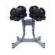 Linuo automatic adjustment dumbbell men's rubberized dumbbell