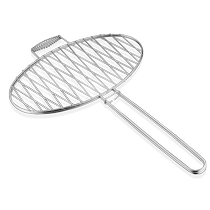 Clip de poisson grillé Acier inoxydable Plate-forme de poisson Grillé Poisson Grill Clip Barbecue Grill de contreplaqué rond Barbecue Appliance Commerciale grand nombre