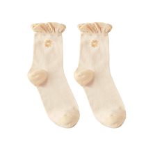 Confinement socks summer thin loose cotton mid-tube socks spring and autumn maternity socks summer postpartum maternal confinement supplies