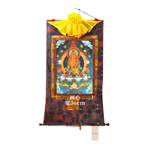 Tibetan Village Thangka Ksitigarbha Bodhisattva Chinese ethnic style living room entrance natural mineral pigment home double-layer mural