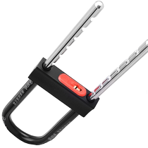 Yuema glass door lock double door U-shaped lock shop sliding door anti-hydraulic shear multi-track upgraded anti-theft lock