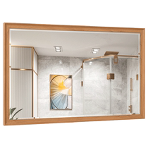 Zhongxiang Простое скандинавское зеркало для ванной комнаты настенное зеркало для ванной комнаты декоративное зеркало для ванной комнаты косметическое зеркало зеркало для туалета и ванной комнаты