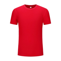 High-end T-shirt custom printed logo cultural shirt diy embroidery mercerized cotton team custom work clothes short sleeve customization