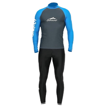 Wetsuit mens split suit large size long and short sleeve sun protection quick-drying swimsuit surfing snorkeling waterproof female wetsuit