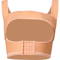 Qianmei Elastic Sleeve Breast Augmentation Corset Body Shaping Pressurized Breast Girdle Set Secondary Breast Reduction Body Shaping Garment Seamless Breathable Breast Girdle