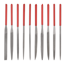 Assorted file set triangle knife mini handmade small file knife woodworking small steel file metal grinding tool set 10 pieces