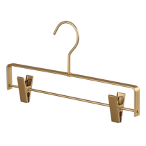 Trouser rack trouser clip home wardrobe seamless telescopic trouser rack special hanger for hanging trousers skirt clip aluminum alloy clothes hanger