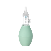 October crystallized baby nasal aspirator for newborn babies to remove boogers and snot and nasal congestion an artifact for infants and young children to clean their noses