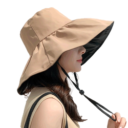 비닐 태양 보호 봄과 가을 자외선 어부 햇빛 모자