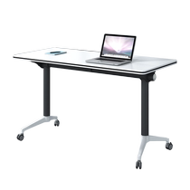 Training table and chair folding combination mobile desk long table splicing conference table educational institution tutoring class desk