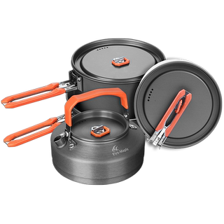 Fire maple feast 4 outdoor portable pot set cooking artifact universal cooker camping pot self-driving tour kettle